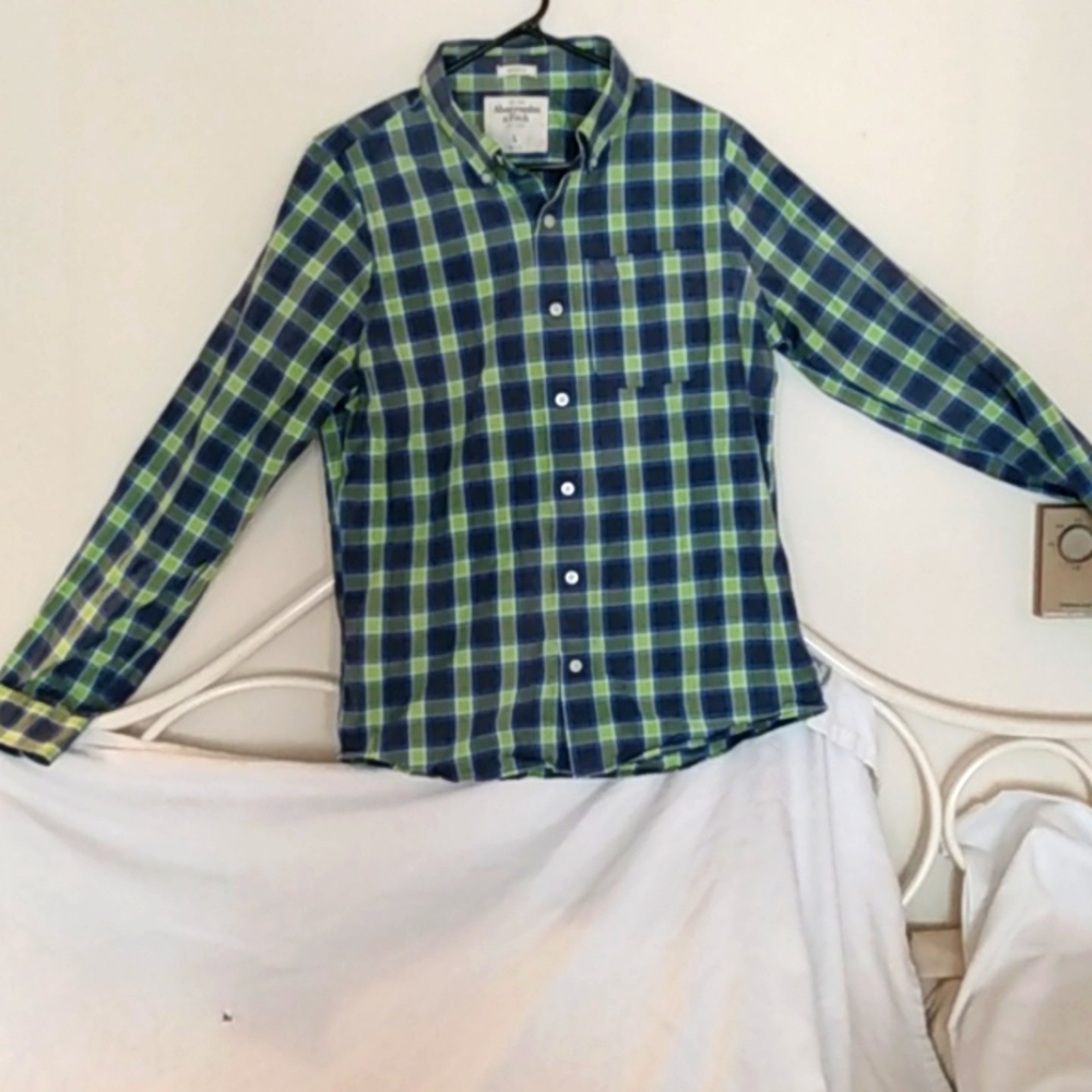 Button down shirt, long sleeve Abercrombie & Fitch